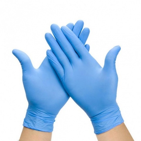 Rękawice nitrylowe niebieskie rozmiar XS 100 sztuk