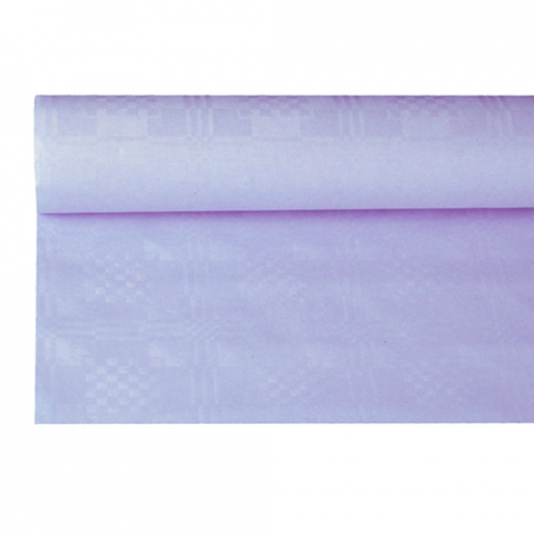 Papierowy obrus rolka 1,20cm/8mb wytłoczenie damaszkowe liliowy