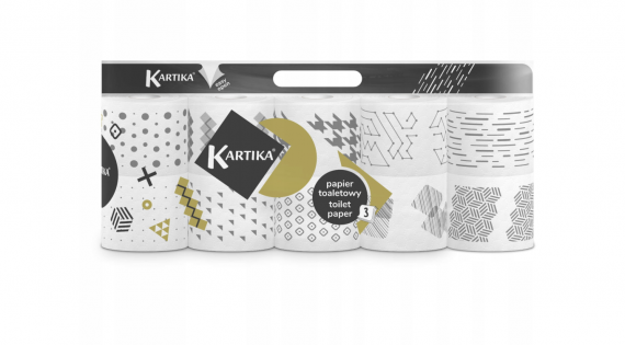 PAPIER TOALETOWY 3W 24MB CELULOZA 10 ROLEK KARTIKA BLACK