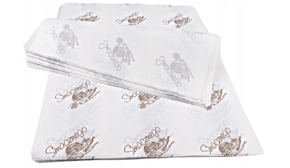 Papier powlekany folią 35/50cm smacznego 10 kilogramów