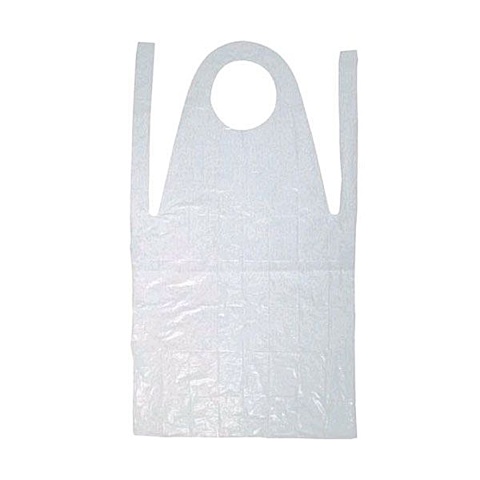 FARTUCH FOLIOWY LDPE A100 BIAŁY 800/1250 14MIK