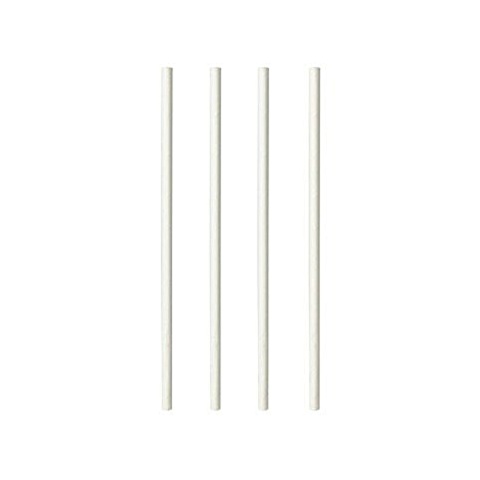 Słomka papierowa SHAKE 6mm x 197mm BIAŁA