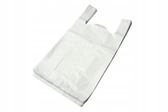 Reklamówka LDPE 25/45 50 sztuk 51 mikronów biała