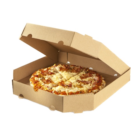 KARTON PIZZA ŚCIĘTY SZARY 50/50/4 A50