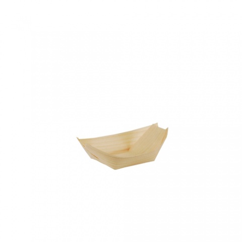 Miseczka z drewna 8.5x5.5cm "łódka"  84413