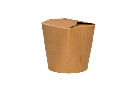 Kubełek box brązowy papierowy powlekany PE 1000ml A50