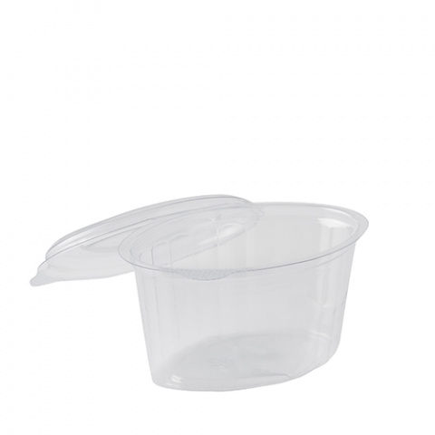 Pojemnik dressingowy owalny z przykrywką 100ml 100szt