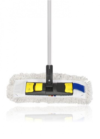 Mop płaski 40 cm zestaw kij+stależ+mop