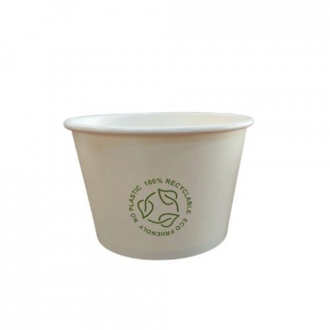 Okrągłą miska papierowa bez SUP 500ml 115mm