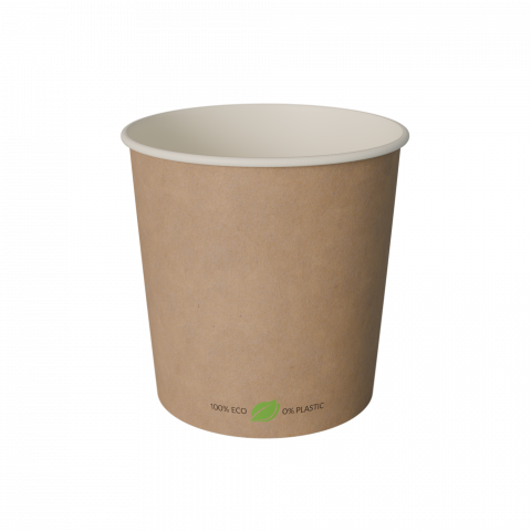 Papierowa miseczka na zupę KRAFT 750ml 110mm BEZ OPŁATY SUP