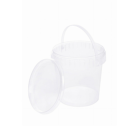 WIADERKO TRANSPARENTNE Z WIECZKIEM 0,35L