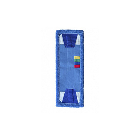 AKC MOP PŁASKI 40CM Z MIKROFAZY DUO NIEBIESKI