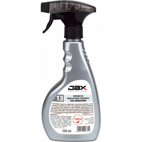 Jax 13 Płyn nabłyszczający do stali nierdzewnej 500ML