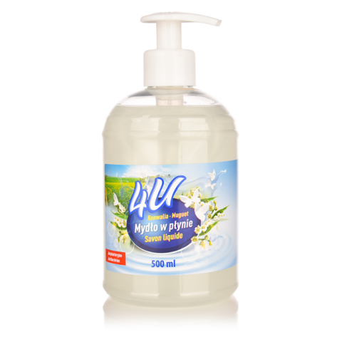 MYDŁO W PŁYNIE 0.5L 4U Z DOZOWNIKIEM