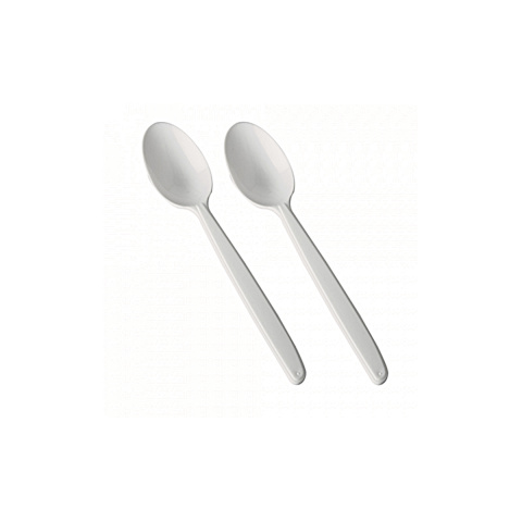 Premium wielorazowa biała łyżka