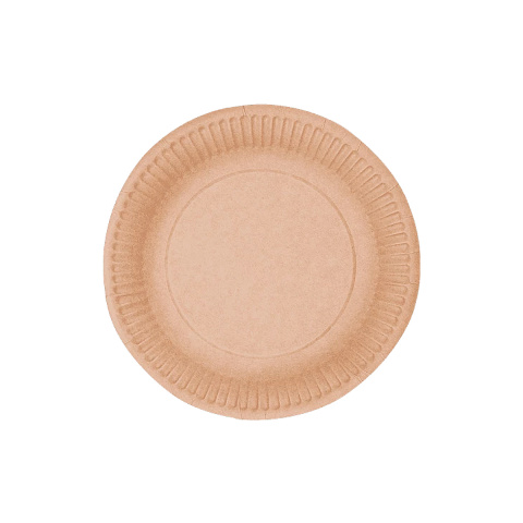 Talerz papierowy KRAFT NATURE 180mm