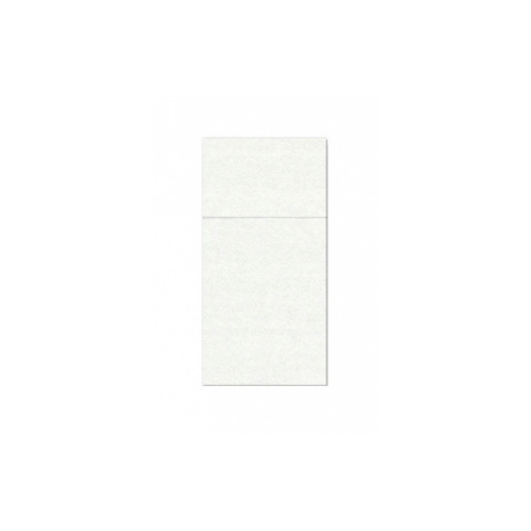 Etui na sztućce 40/40 składane 1/8 Flizelinowe PREMIUM BIAŁE