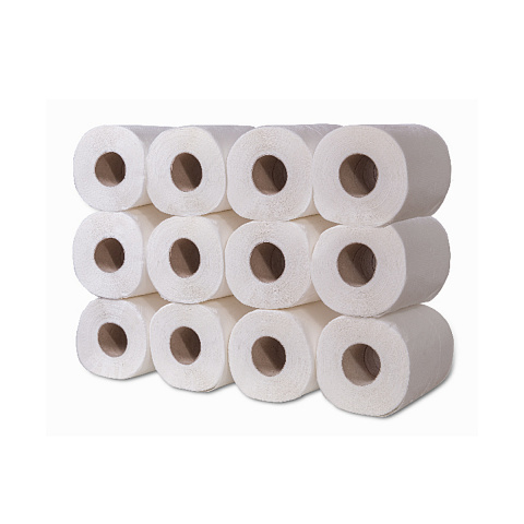 Ręcznik MINI makulatura BIAŁY 19cm 50mb 2 warstwy