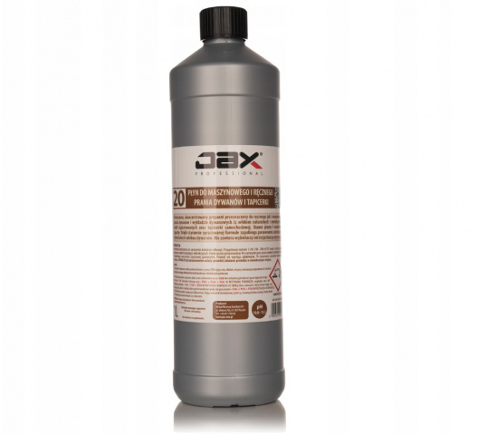 Jax 20 płyn do prania ręcznego tapicerki i dywanów 1L