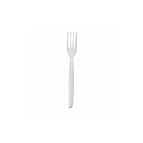 Premium wielorazowy transparentny widelec