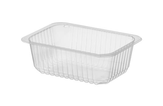 Pojemnik do zgrzewu 187/137/63 transparentny 1-DZIELNY