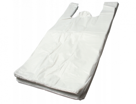 Reklamówka HDPE SUPER JAKOŚĆ 35/64 50 sztuk 20 mikronów biała