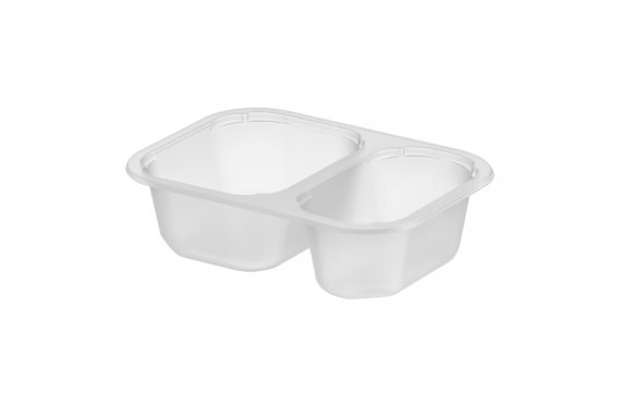 Pojemnik do zgrzewu mleczny 160/112/45 2-DZIELNY