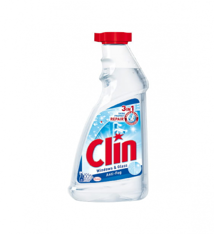 CLIN PŁYN DO SZYB ZAPAS 500ml ANTYPARA