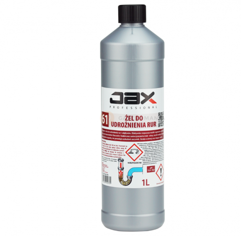 Jax 61 Żel do udrażniania rur 1L