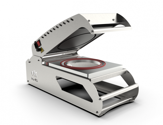 ZGRZEWARKA RĘCZNA DO MISEK PAPIEROWYCH 185MM