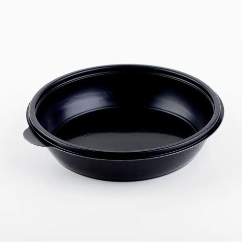 SABERT OKRĄGŁY PP 375ML 130MM CZARNY A50