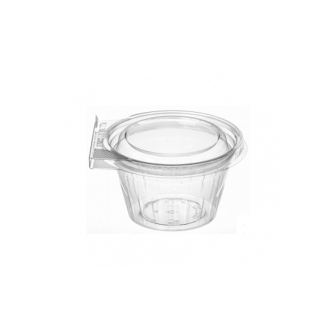 Kubek z PLOMBĄ 250ml Safe-T-Fresh pokrywka płaska PET TS8CCR