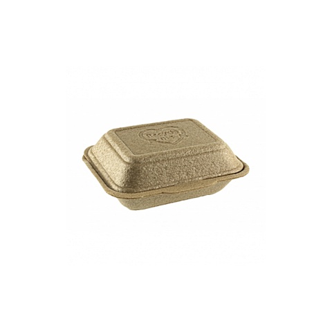 XPP HAMBURGER BOX PODWÓJNY BRĄZOWY HP2