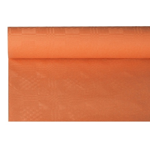 Obrus w rolce 8m/1,2m Damaszkowy terakota