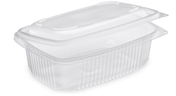 Pojemnik OVAL PP 500ml wielorazowy Z WIECZKIEM 163/125/50  STA500TP