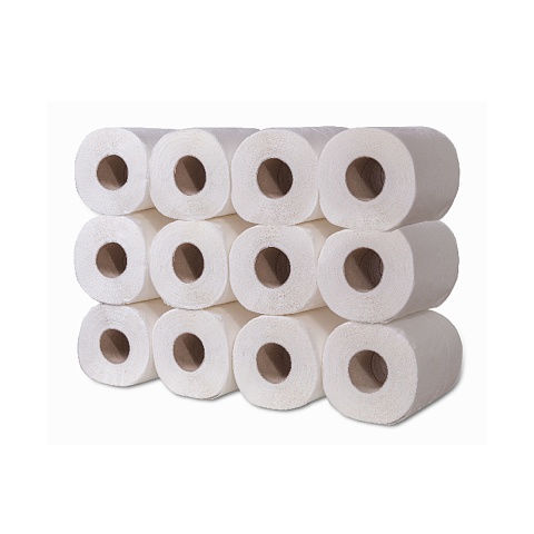 Ręcznik MINI makulatura BIAŁY 19cm 50mb 2 warstwy