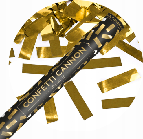 KONFETTI BAL ZŁOTA TUBA