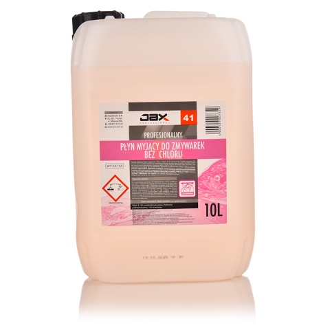 Jax 41 Płyn myjący do zmywarek bez chloru 10L