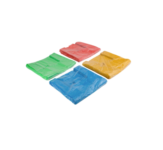 Reklamówka HDPE SUPER JAKOŚĆ 35/64 100 sztuk 20 mikronów żółta