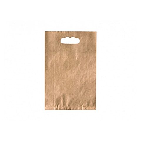 Torba papierowa zakupowa z uchwytem brązowa 150/65/270