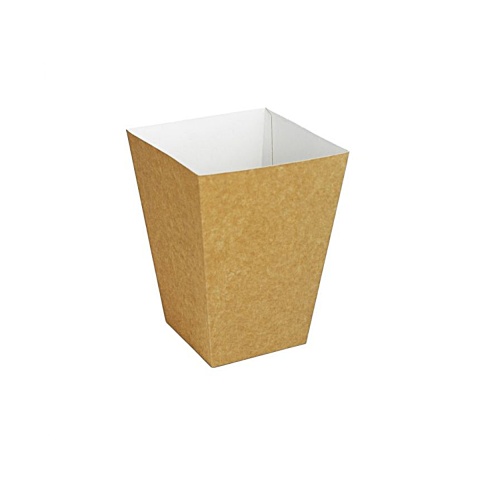 Kraft kubełek papierowy TRAPEZ 1,3L 80/110/145 POPCORN