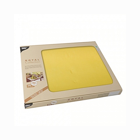 Podkładki na stół z bibuły 30/40cm Żółte A100