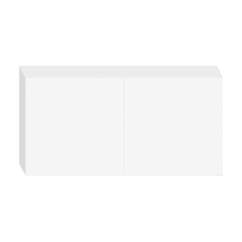 Serwetka 25/25 Barmańska 2 warstwowa BIAŁA