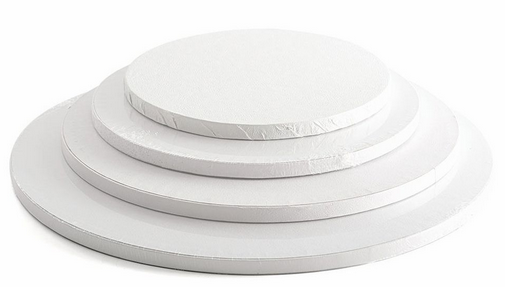 Okrągły biały  podkład pod tort 280mm 12mm