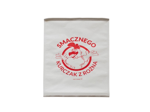Torebka na KURCZAKA papierowa powlekana PE MAŁA 240/250