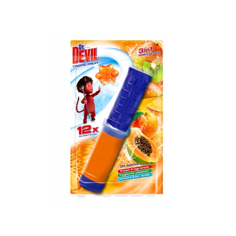 DEVIL WC POINT BLOCK 75ML TROPIC FRUIT