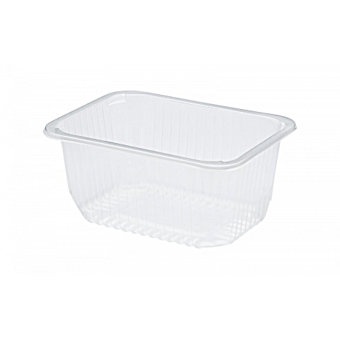 Pojemnik do zgrzewu 187/137/83 transparentny 1-DZIELNY