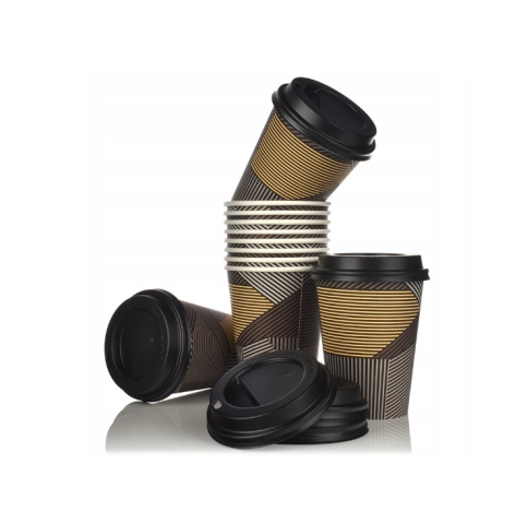 KUBEK 100%PAPIER 0%PLASTIK NADRUK PASKI 180ML FI70 A50