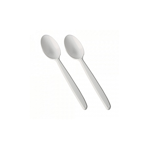 Premium wielorazowa biała łyżka