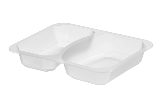 Pojemnik do zgrzewu mleczny 227/178/40 2-DZIELNY